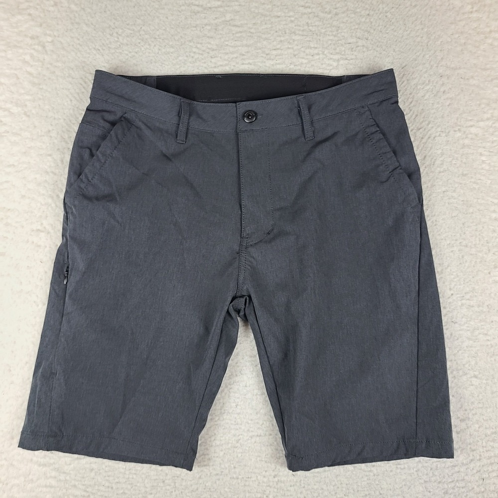 Kenneth Cole Shorts Mens 32 Dark Gray 10" Inseam Hybrid Chino Performance Golf